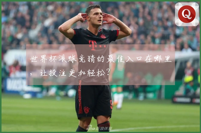 世界杯滚球竞猜的最佳入口在哪里，让投注更加轻松？